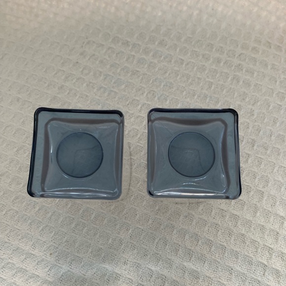 Di Saronno Vintage Pink Glasses With Blue Square Bases - Picture 5 of 5